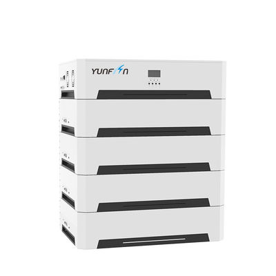 Opstapelde energieopslag Lithiumbatterie Zonne-energie Huis LiFePO4 batterij