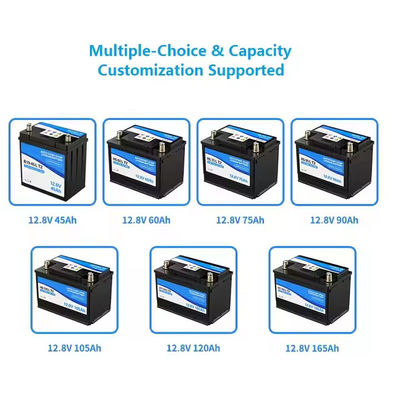 Auto Car Start-Stop Lifepo4 Lithiumbatterij D2360LT2 ingebouwd in BMS 12.8V 60ah 900CCA voor familieauto's en lichte vrachtwagens