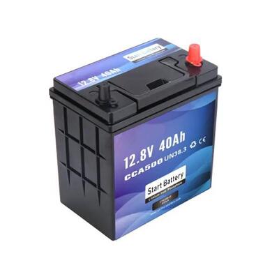 kwaliteit 12V 40Ah LiFePO4 Startbatterij 500CCA Bluetooth Marine RV Truck Lithiumbatterij Met Smart BMS fabriek