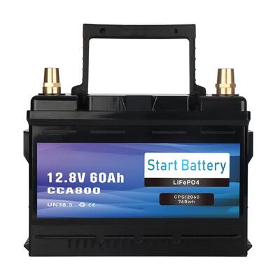 kwaliteit 12V 60Ah LiFePO4 Batterij 800CCA Bluetooth Marine Auto Audio RV Zonne-energie Lichtgewicht Lithium Start- en Deep Cycle Batterij met Slimme BMS fabriek