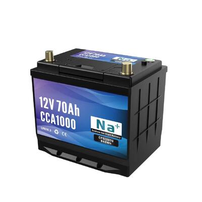 kwaliteit 12V 70Ah Natrium-Ion Batterij 1000CCA Bluetooth Heavy Duty Lithium Alternatief Voor Diesel Vrachtwagens Prestaties Marine En Hoge Vraag Motor Start fabriek