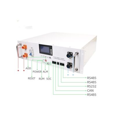 kwaliteit YF4850LFP HES 48V 50Ah LiFePO4 Batterij 2.4kWh Rack Mount Zonne-opslagbatterij Met Smart BMS Voor Home Backup Telecom En Off-Grid Systemen fabriek