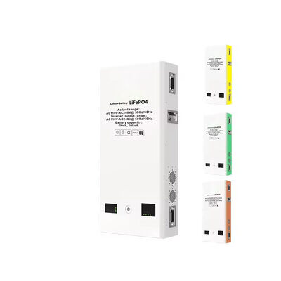 kwaliteit 5.12kWh LiFePO4 All-in-One zonnebatterij met inverter 51.2V 100Ah muuropgemaakte energieopslag met WiFi-monitoring Groothandel Custom branding beschikbaar fabriek