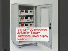 LiFePo4 51.2V residentiële lithium-ionbatterij Professionele voedingsoplossing