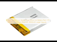 Pochbatterij Lage temperatuur Lithium Ion Batterij Pack 3.7V 3500mAh 6500mAh 8000mAh 10000mAh Grote capaciteit