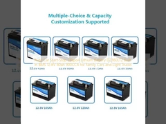 Auto Car Start-Stop Lifepo4 Lithiumbatterij D2360LT2 ingebouwd in BMS 12.8V 60ah 900CCA voor familieauto's en lichte vrachtwagens